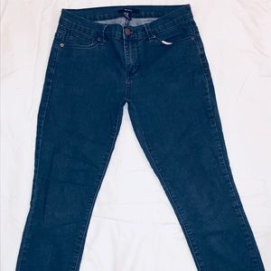 Denim blue jeans